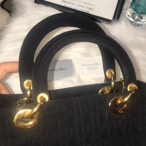 💝💯Authentic Lady DIOR Mini Cannage Bag w/ Twilly - Picture 12 of 16